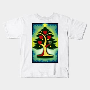 Christmas Tree/Christmas Love 3 Kids T-Shirt